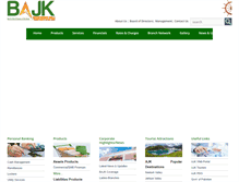 Tablet Screenshot of bankajk.com